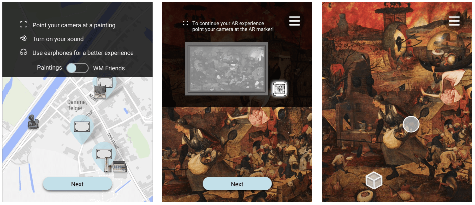 Walking museum app